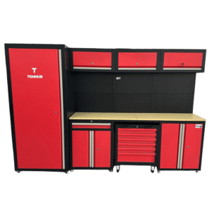 Armário Modulado de Parede com Carrinhos 6 Armários - E1056 TONNUS