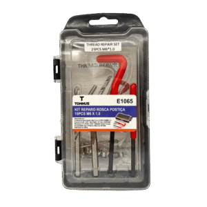Kit Reparo de Rosca Postiça M6x1.0 25 Pçs - E1065 TONNUS