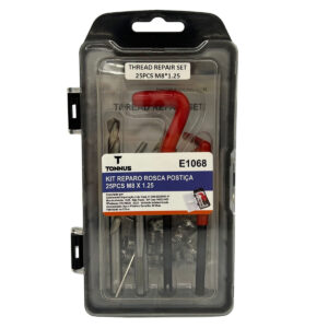 Kit Reparo de Rosca Postiça M8x1.25 25 Pçs - E1068 TONNUS