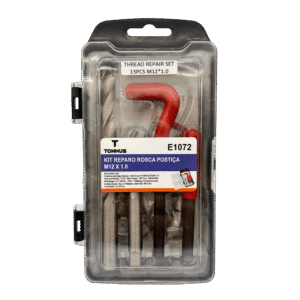 Kit Reparo de Rosca Postiça M12x1.0 15 Pçs - E1072 TONNUS