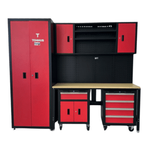 Armário Modulado de Parede com 2 Carrinhos 3 Armários - E1078 TONNUS